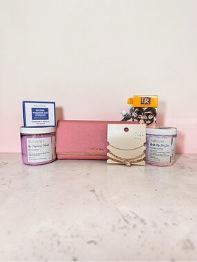 Prada Lavender Pink Saffiano Leather Continental Wallet